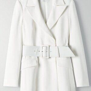 Babaton Futura Dress White blazer dress (No belt)